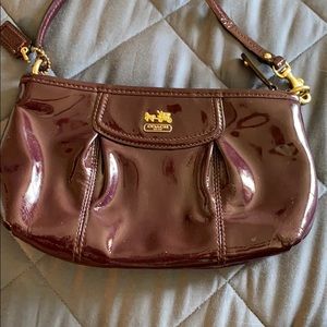 Patent leather small  Coach purse